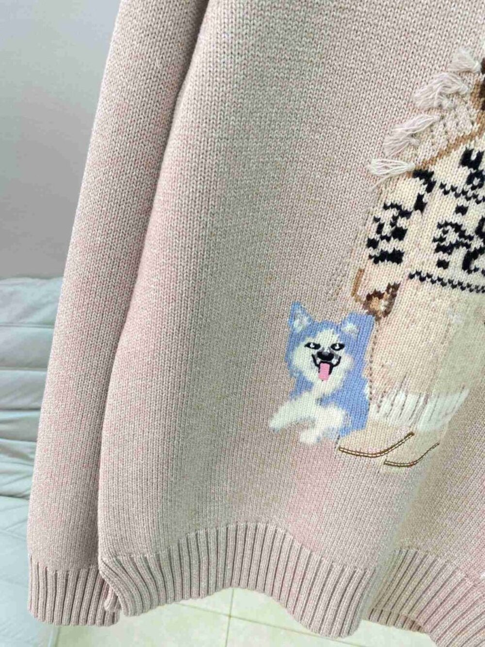 Polo Ralph Lauren Ski Bear & Puppy Crewneck Sweater - Picture 3 of 9